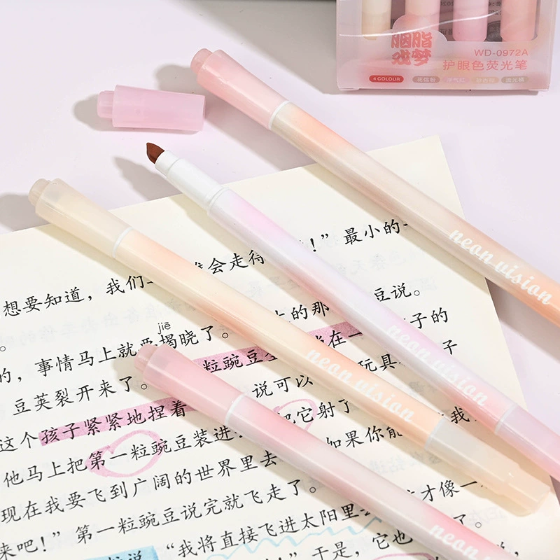 Fluorescence high quality coloured pencils for elementary school students, eyes protection, wide color palette