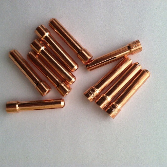 【厂价批发】WP-17/18/26氩弧焊配件10N24S钨极夹电极夹夹头2.4MM