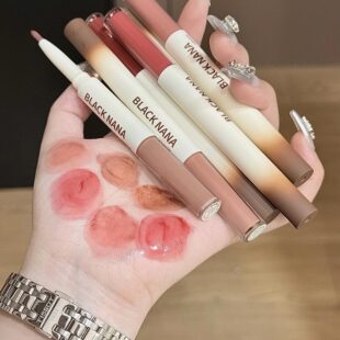 Blacknana Yanqiao Double-Ended Lip Stick Lip Liner Nude Lipstick Outline Lip Shape Water-Gloss Mirror Lip Glaze Stick