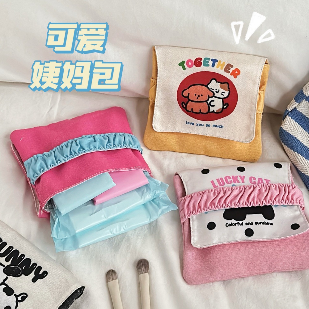 Tengyi original lindo cartón de dibujos animados bolsas de almacén de chicas bolsas pequeñas y convenientes bolsas nuevas al por mayor