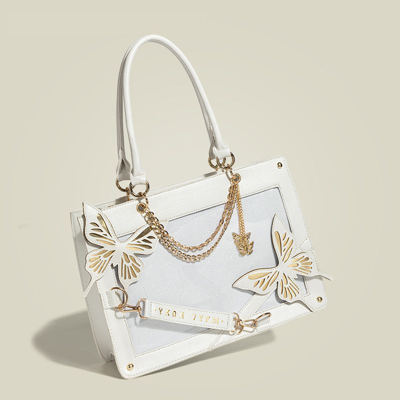 Women's Pu Leather Butterfly Elegant Streetwear Zipper Handbag Tote Bag Crossbody Bag display picture 7