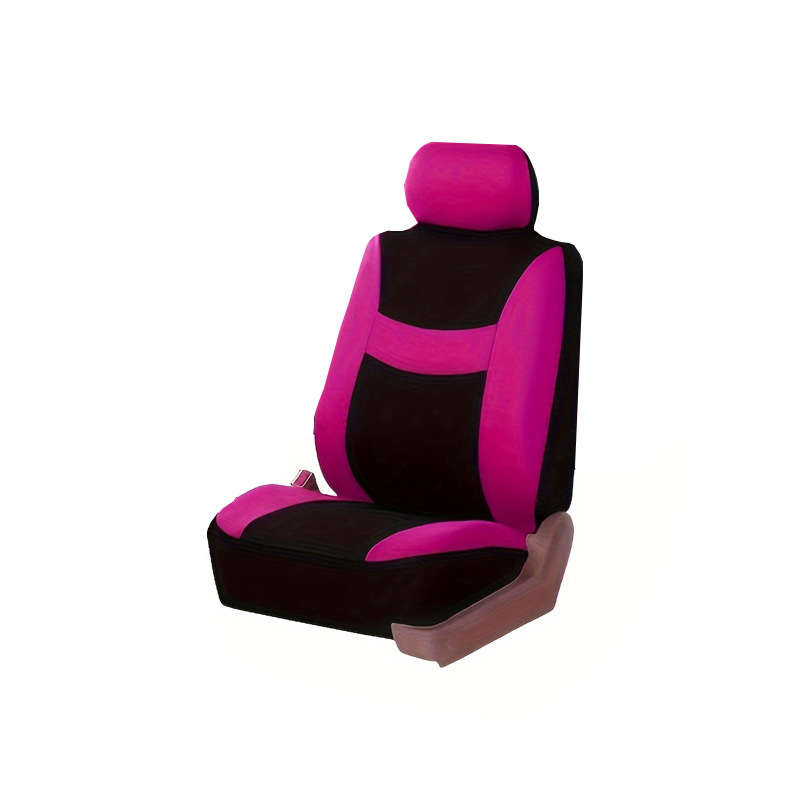 Cross-Border Temu Amazon Mexico Smiley Face Universal Five-Seater Car Fabric Seat Cover Factory Direct Sales in Large Quantities