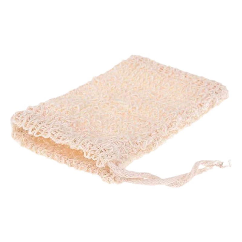 Хлопок и белье Мыло Мешок Пенясь Чистая Подвесные Букет Мыло Мешок Натуральный Мешок Ванны Сизаль Пенясь Чистая