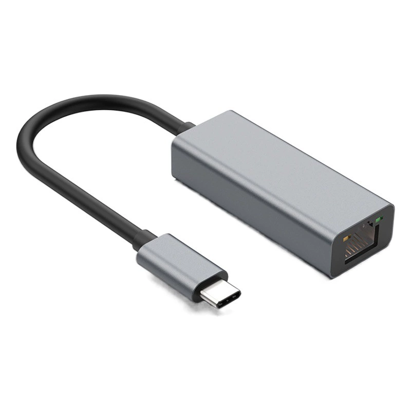 TYPE-C Ультратонкий Gigabit Nic USB-C Преобразователь сетевого кабеля без дисков Ethernet TO RJ45 USB в сетевой порт