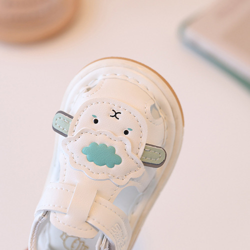 A new spring and summer unisex baby and children's soft-soled headcover cool shoes for learning to walk, suitable for 0-1, 1-2 years old