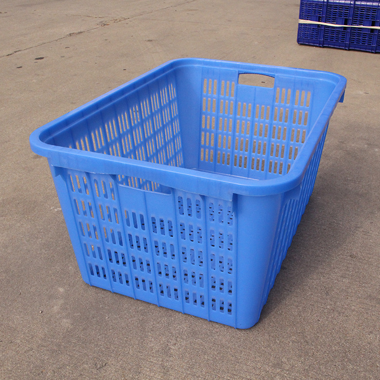 厂家直供汕头潮州塑料筐 方形加厚塑胶深筐糖果零食车间周转筐