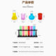 Sensory Montessori early education teaching aids experimental equipment kindergarten plastic transparent test tube with scale transparent equipment suit