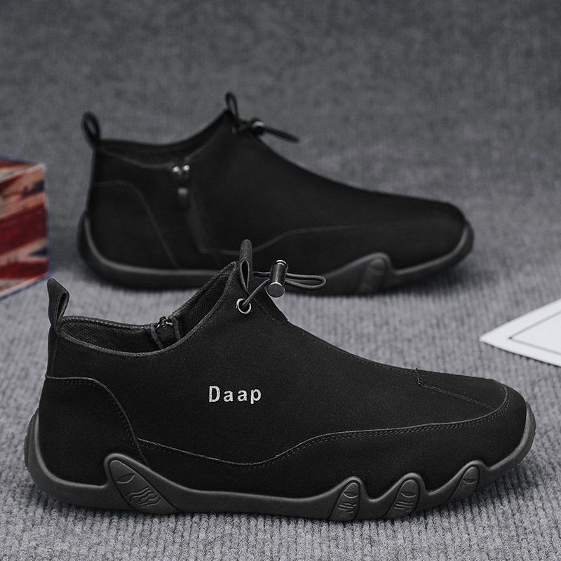 2024 cuatro temporadas para hombres zapatos de skate anti-geludo anti-deslizante calles al aire libre zapatos deportivos para estudiantes zapatos de trabajo