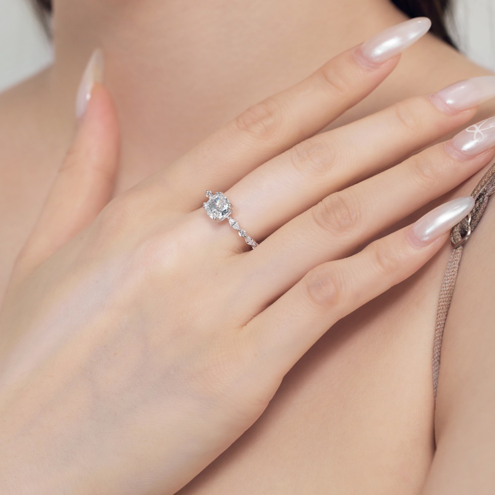 2g Weight Zircon Inlay Material Rings Classification 5, 9 Ring Size Holiday, Daily Occasion 925 Sterling Silver Material Geometric Pattern 2025 Spring and Summer Season Women's Gender Elegant, Simple Style Style 925 Sterling Silver Zircon Geometric Rings 925 Sterling Silver Rings 39