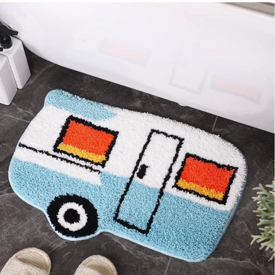 Avtomobil döşəmə paspasları – non-slip, cooling foot mat, entrance - bus-4060cm-imitation-cashmere