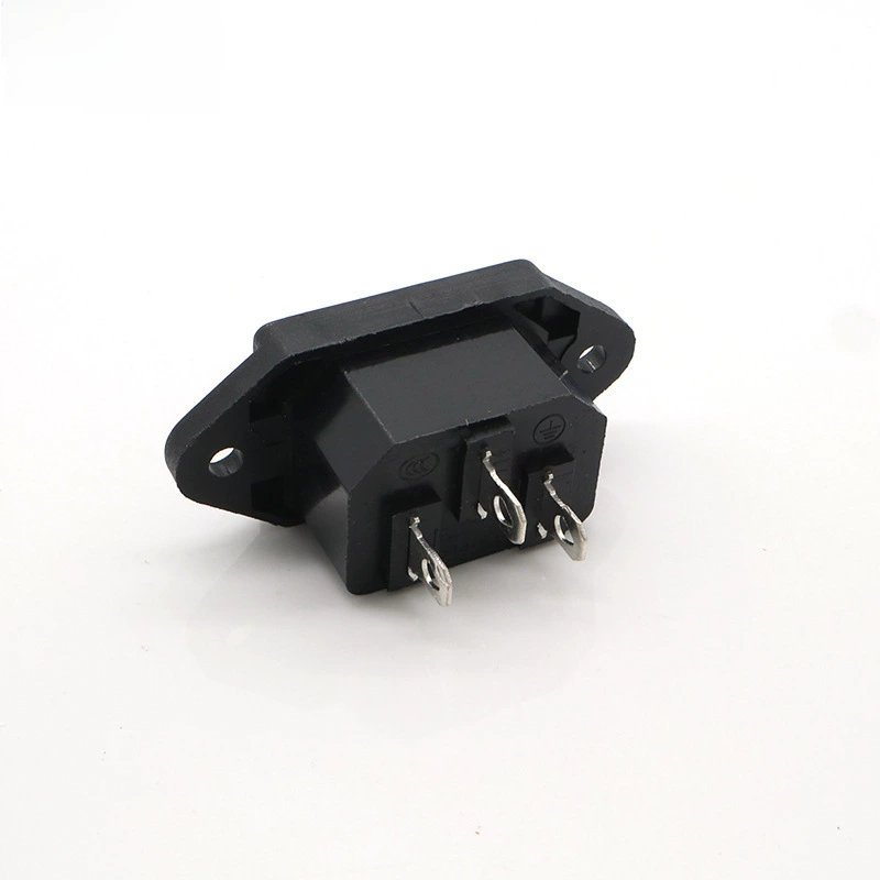 AC-04 Pin-out socket plum socket with screw hole AC power socket rice cooker type sockets AC04