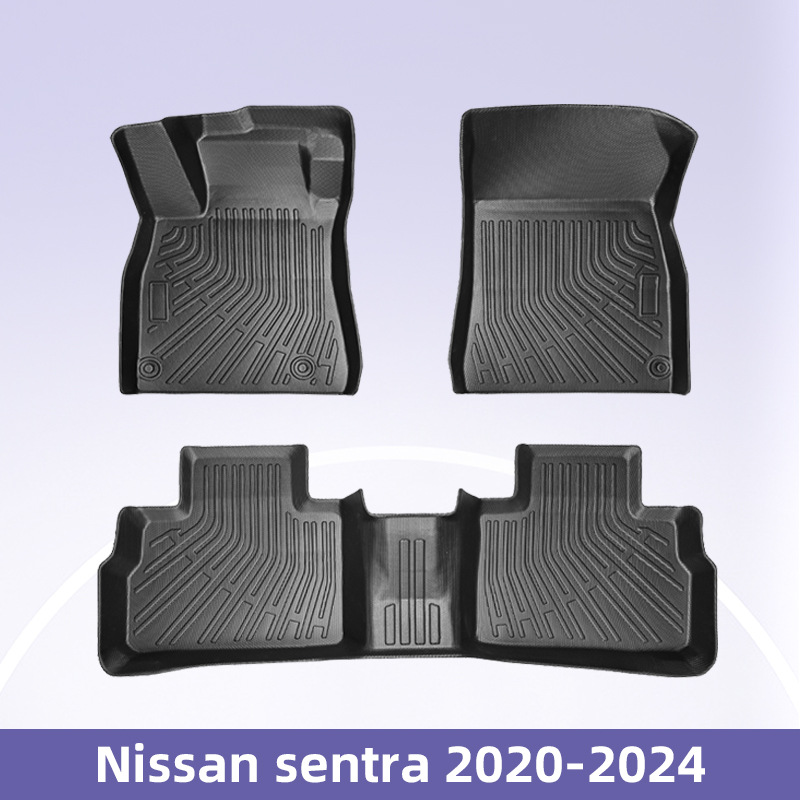 Aplicable a Nissan sentra 2020 - 2024 3D todo el tiempo material TPE cojín de automóvil cojín de colateral