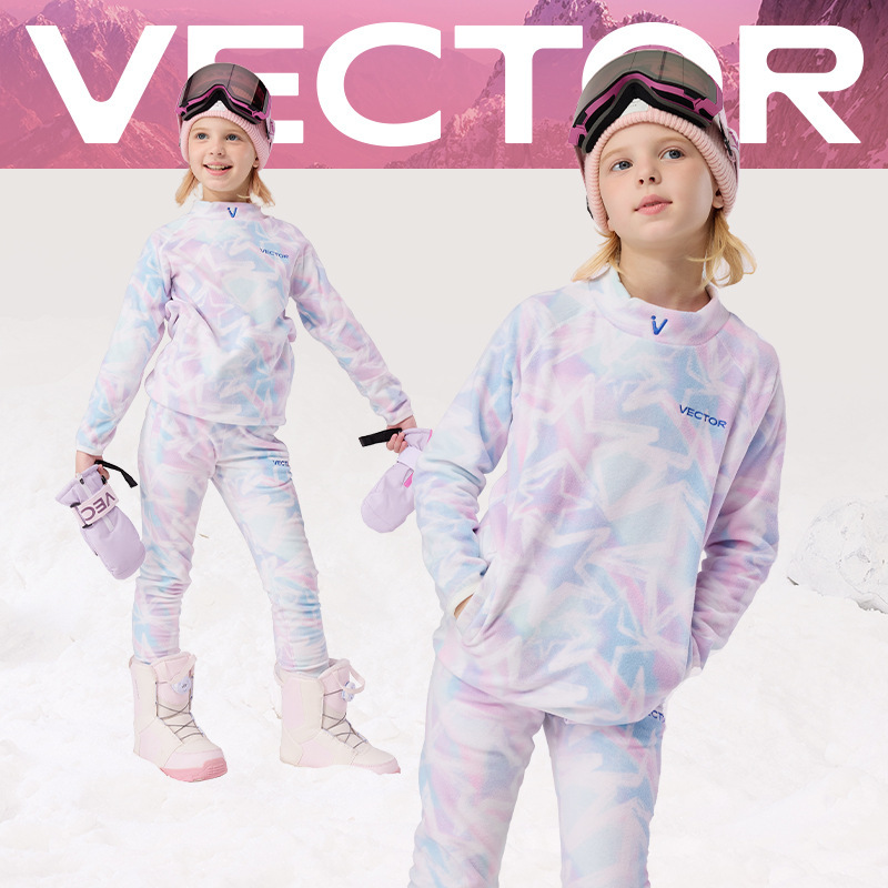VECTOR Play Extension Ski Sweatshirt Children's Polar Fleece Thermal Underwear Men's and Women's Outdoor Sports Liner suit VECTOR Play Extension Ski Sweatshirt Children's Polar Fleece Thermal Underwear Men's and Women's Outdoor Sports Liner suit