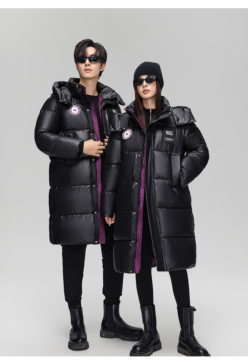 Women's Autumn and Winter Fashion Classic Versatile Slim Fit Warm Cotton Feather Jacket_voghion.com