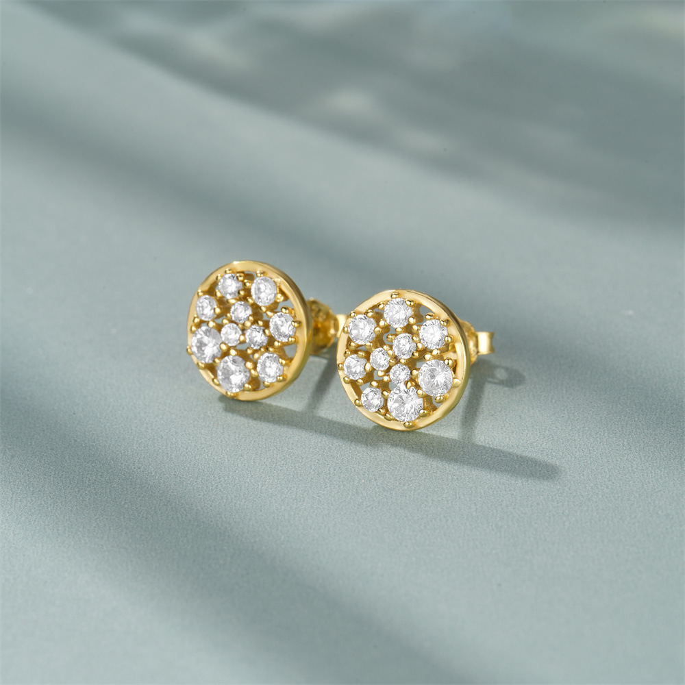 4g Weight 925 Sterling Silver Ear Needle Material Zircon Inlay Material Ear Studs Classification 1 Pair Quantity Holiday, Daily Occasion 925 Sterling Silver Material Heart Shape Pattern Women's Gender Plating Design Elegant, Simple Style Style 1 Pair 925 Sterling Silver Zircon Heart Shape Ear Studs 22