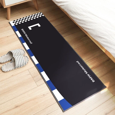 Avtomobil döşəmə paspasları — In-Stock Dropshipping Floor Mat - mt5-40120cm-crystal-velvet-dot-plastic-bottom