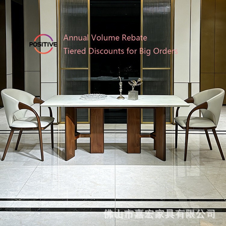 Medieval-Style Solid Wood Dining Table, Simple French Retro Long Table, Marble Wood Rectangular Dining Table