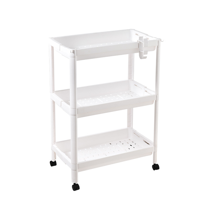Estante telescópico, cocina, baño, inodoro, estante de almacenamiento con entrepierna, carrito de piso, estante de almacenamiento multicapa