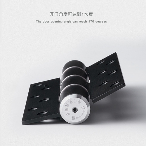 Hidden door buffer hydraulic hinge stainless steel positioning hinge damping automatic closing spring invisible door hinge