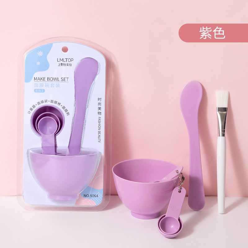 LMLTOP DIY フェイシャルマスクボウルツールセット 6 点セット自家製フェイシャルマスクツールボウルスティック卸売 9064|undefined