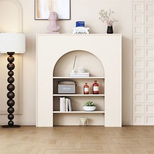 Living room decoration cabinet, virtual fireplace cabinet, homestay simple white decoration cabinet, shelf display cabinet, cave entrance cabinet