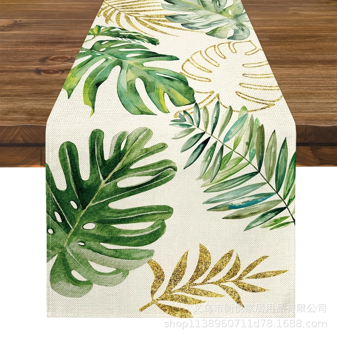 Bandera de mesa de flores de primavera transfronteriza, hogar, comedor, sala de estar, mesa de comedor, decoración de vacaciones al aire libre, mantel de mesa