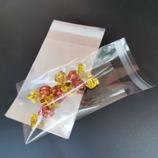 批发包装袋透明OPP不干胶自粘袋发绳饰品袋封口袋小号透明卡头袋