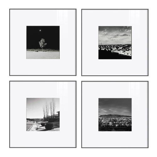 Modern Minimalist Living Room Decor Black and White Landscape Photography Niche Art Wall Hangings for Bedroom and Study Retro Luxury Painting