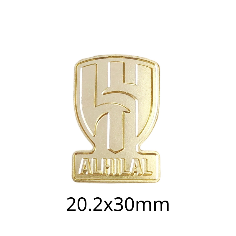 Insignias metálicas transfronterizas, pegatinas para teléfonos móviles, broches, Copa Mundial, Liga de Campeones, club de fútbol, insignias del Real Madrid, insignias del Liverpool al por mayor