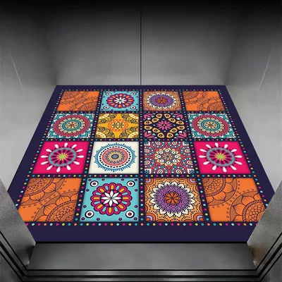 Avtomobil döşəmə paspasları – pattern floor mat, European ethnic - 827xxbxmy-9-6060cmnew-diatomaceous-earth-floor-mat