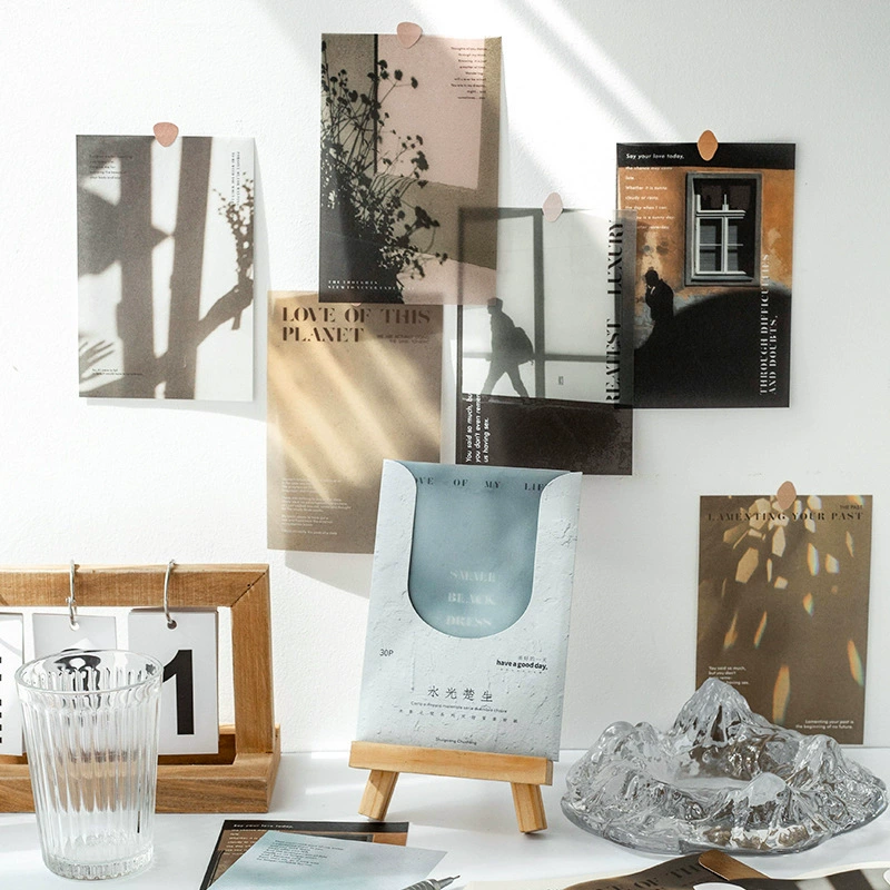 Между светом и тенью серия красивых дневных материалов бумага INS ручной счет материал украшения наклейки-Основы 30 8