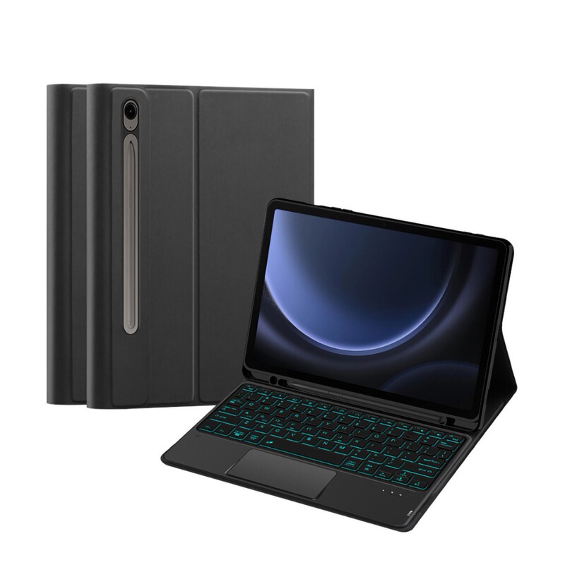 For Samsung Tab A9 Tablet Case Tab S6 Lite 10.4 Wireless Bluetooth Keyboard A8/S7