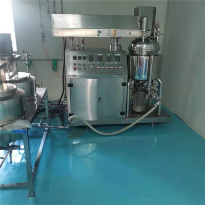 Perennial Purchase and sale Used Emulsifier fully automatic Hydraulic pressure Lifting vacuum Emulsifier Stainless steel vacuum Emulsified tank