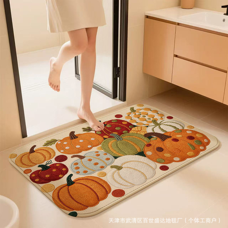 Woven Pattern Floor Mat, Imitation Linen, Bathroom Water-Absorbent, Quick-Drying, Non-Slip Mat, Bathroom Toilet Door Mat, Bathroom Door Mat Woven Pattern Floor Mat, Imitation Linen, Bathroom Water-Absorbent, Quick-Drying, Non-Slip Mat, Bathroom Toilet Door Mat, Bathroom Door Mat