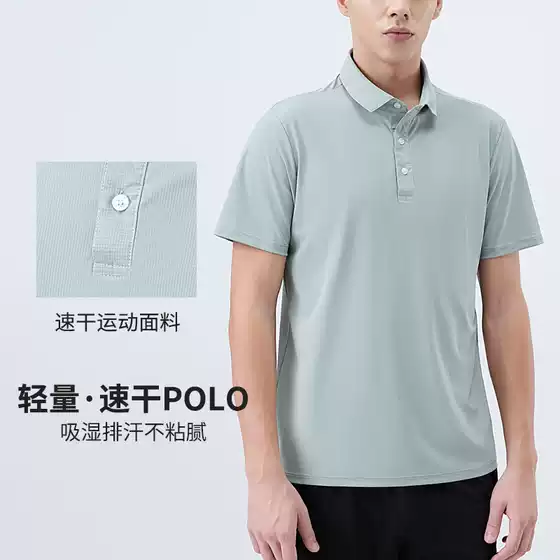 Summer Mesh Quick-Dry Workwear Short Sleeve T-Shirt Business Corporate Team Activity Advertising Custom Logo Polo Shirt