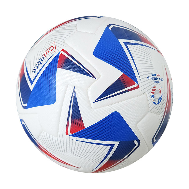 Balón de Fútbol Personalizado de la Copa de Europa, Tamaño 5 y 4, PVC Cosido a Máquina, Cuero PU, Venta Directa de Fábrica, Balón de Fútbol Infantil Transfronterizo
