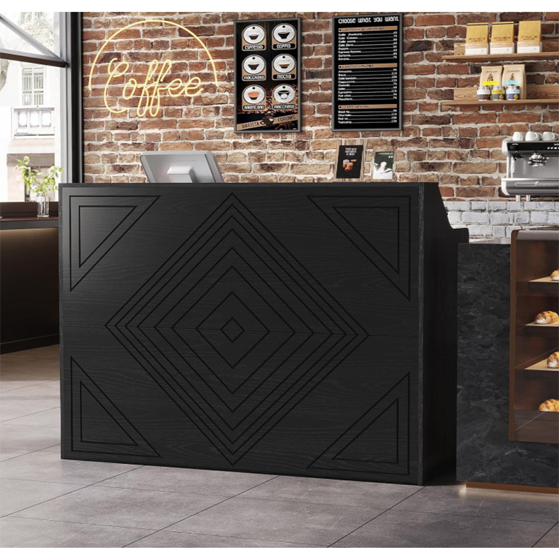 Retro Chinese-Style Industrial-Style Bar Front Desk Reception Counter Cashier Counter Restaurant Catering Hot Pot Barbecue Shop B&B
