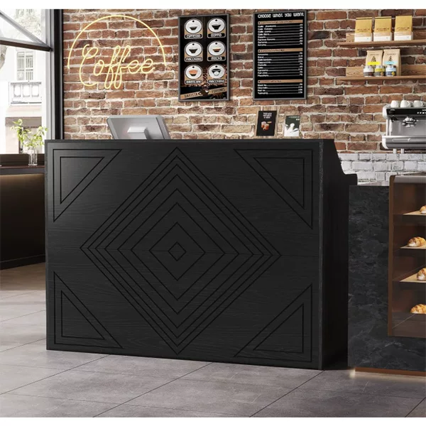 Retro Chinese-Style Industrial-Style Bar Front Desk Reception Counter Cashier Counter Restaurant Catering Hot Pot Barbecue Shop B&B