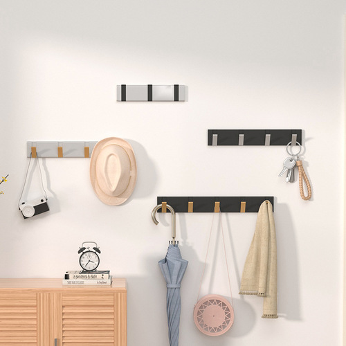 No-punch clothes hooks, entrance hall clothes hangers, fitting room walls, bathroom wall invisible hooks