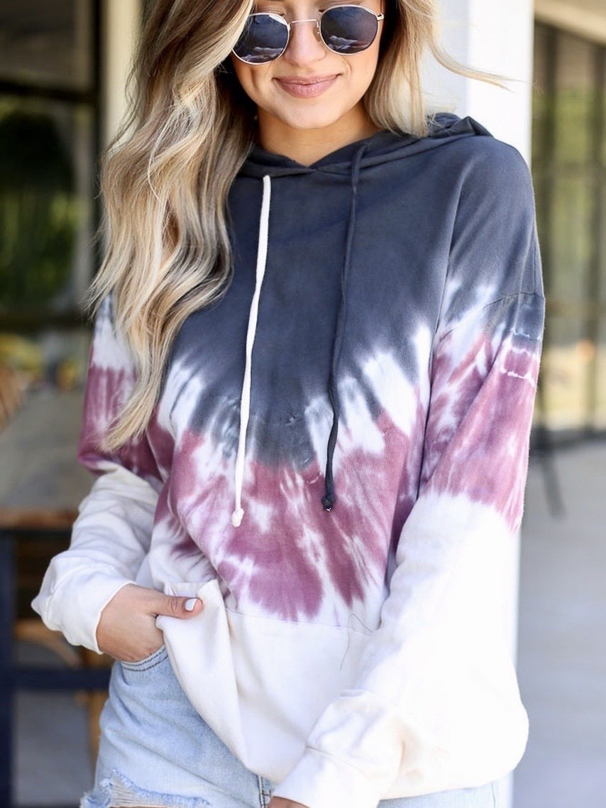 European and American cross-border new small sweatshirt 2024 spring and summer casual sweatshirt Sumaitong long-sleeved printed top for women