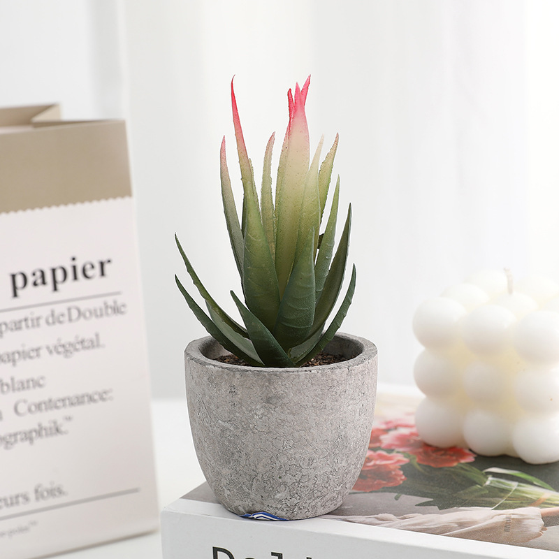 Pulpa artificial suculento bonsai planta verde bonsai chino decoración del hogar Decoración de escritorio mini pequeño bonsai árbol de simulación