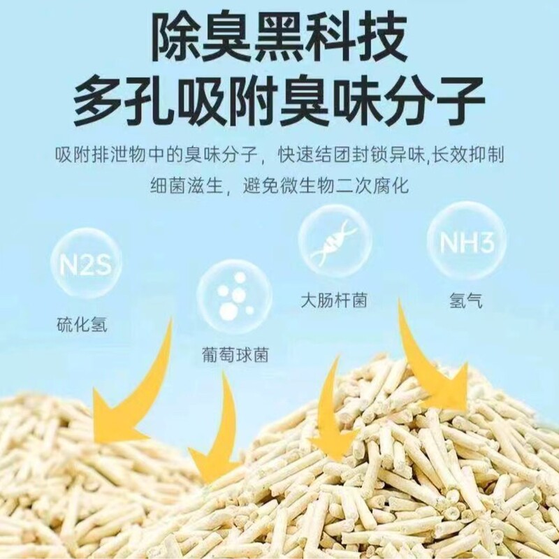 多咪汪豆腐猫砂膨润混合土猫砂 小黄袋膨润猫砂2kg装袋祛异味除臭|undefined