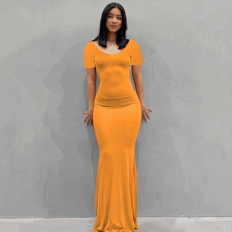 Europa y América transfronteriza nueva Kardashian desnata mono de las mujeres Vestido largo de comercio exterior casual SLIM-Fit de manga larga mono de casa image 22