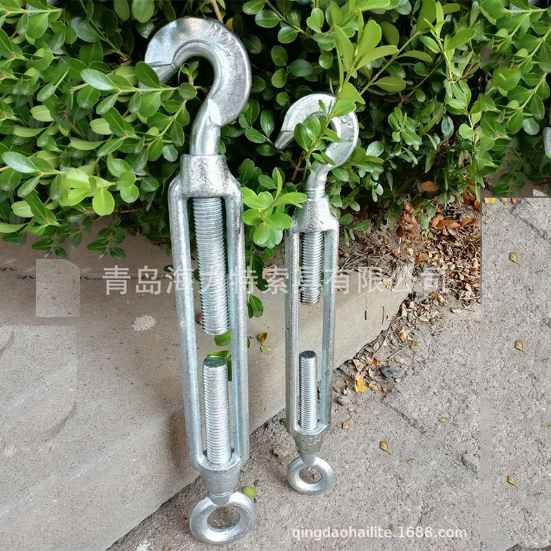 索具厂供玛钢花篮螺栓花篮螺丝美式花兰 开体花兰链条拉紧器