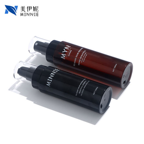 Cylindrical 100ml lotion bottle skin care product packaging material 200ml spray bottle plastic bottle cosmetic packaging