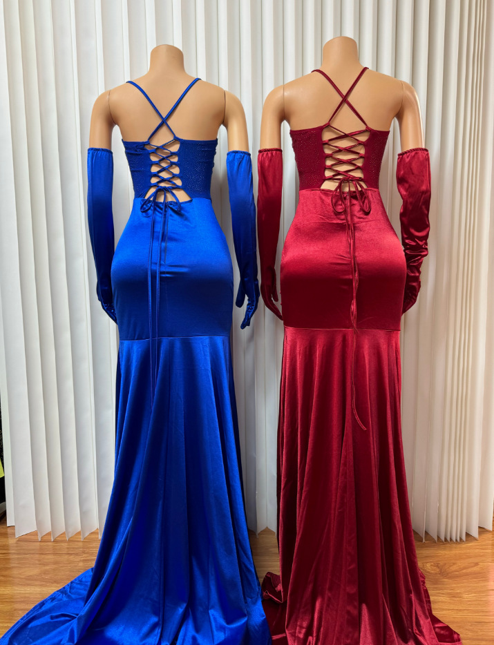 Foreign Trade New Cross-Border European And American Heavy Sequin Patchwork Fashion Sexy Strap Dress Socialite_ecoleips.com