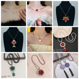 毛衣链;项链;皇冠