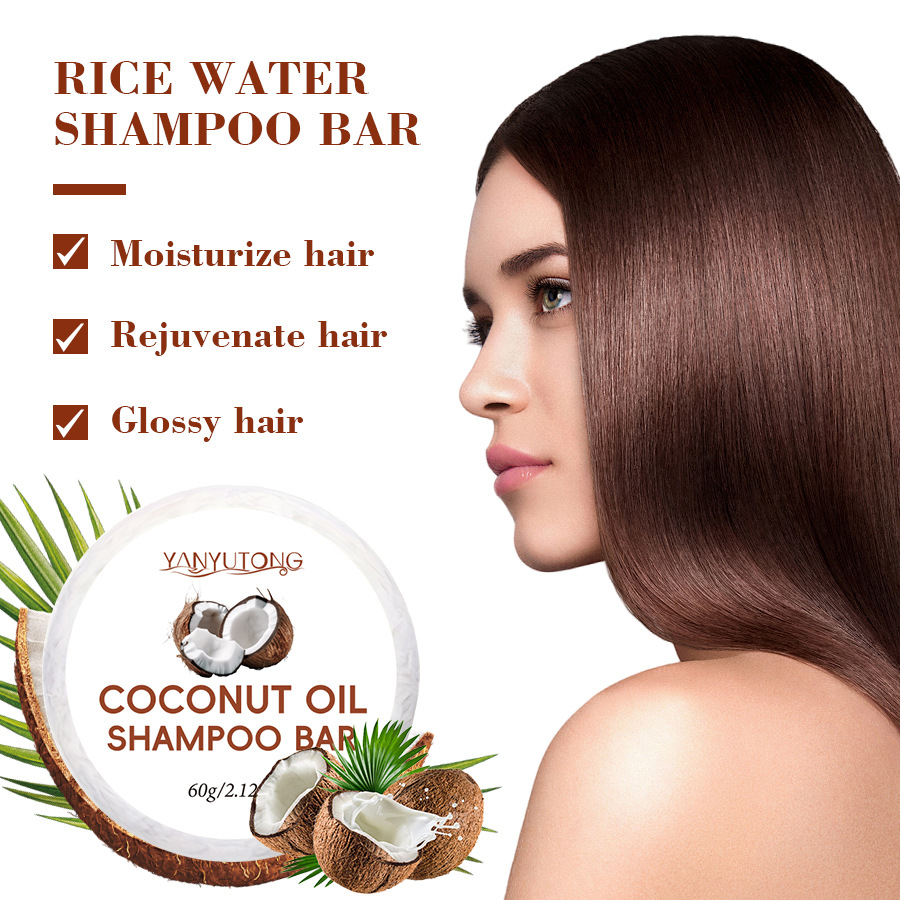 Transfronterizo inglés aceite de coco jabón de champú jabón de aceite esencial jabón de mano jabón de champú de raíz de cabello jabón de limpieza jabón de cabello