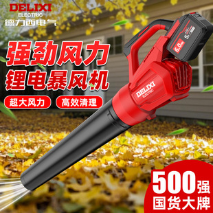 Delixi Rechargeable Blower Powerful Hair Dryer High-Power Industrial Electric Storm Gun Blowing Snow and Dust Removal