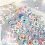 Радужная трехмерная наклейка, детская награда, мобильный телефон, наклейки, DIY, 3D